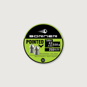 184650 Пули Borner " Pointed " cal. 4,5 mm (250 pcs ) 0,60 g ( 9.00gr)